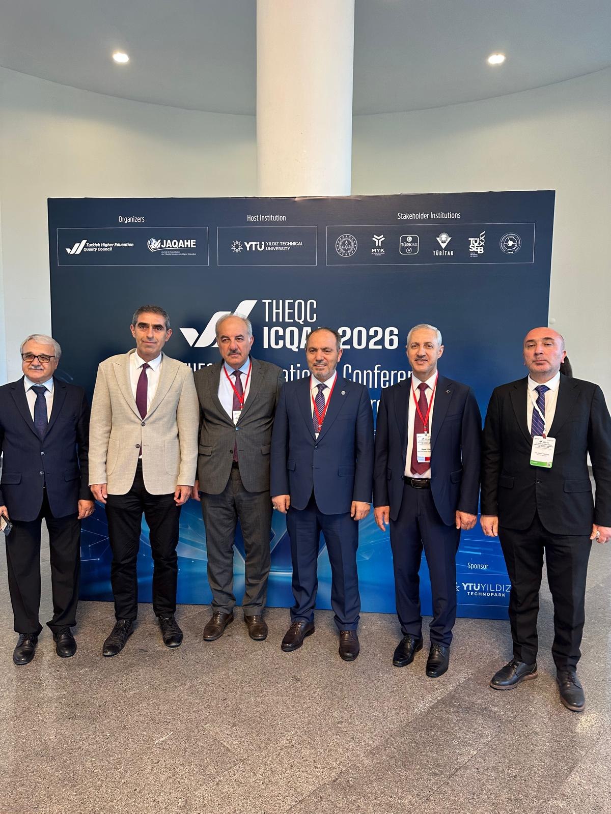 Rektörümüz Prof. Dr. Kenan PEKER, YTÜ'de Düzenlenen 2026 YÖKAK Kalite Güvencesi ve Akreditasyon Konferansı'na Katıldı